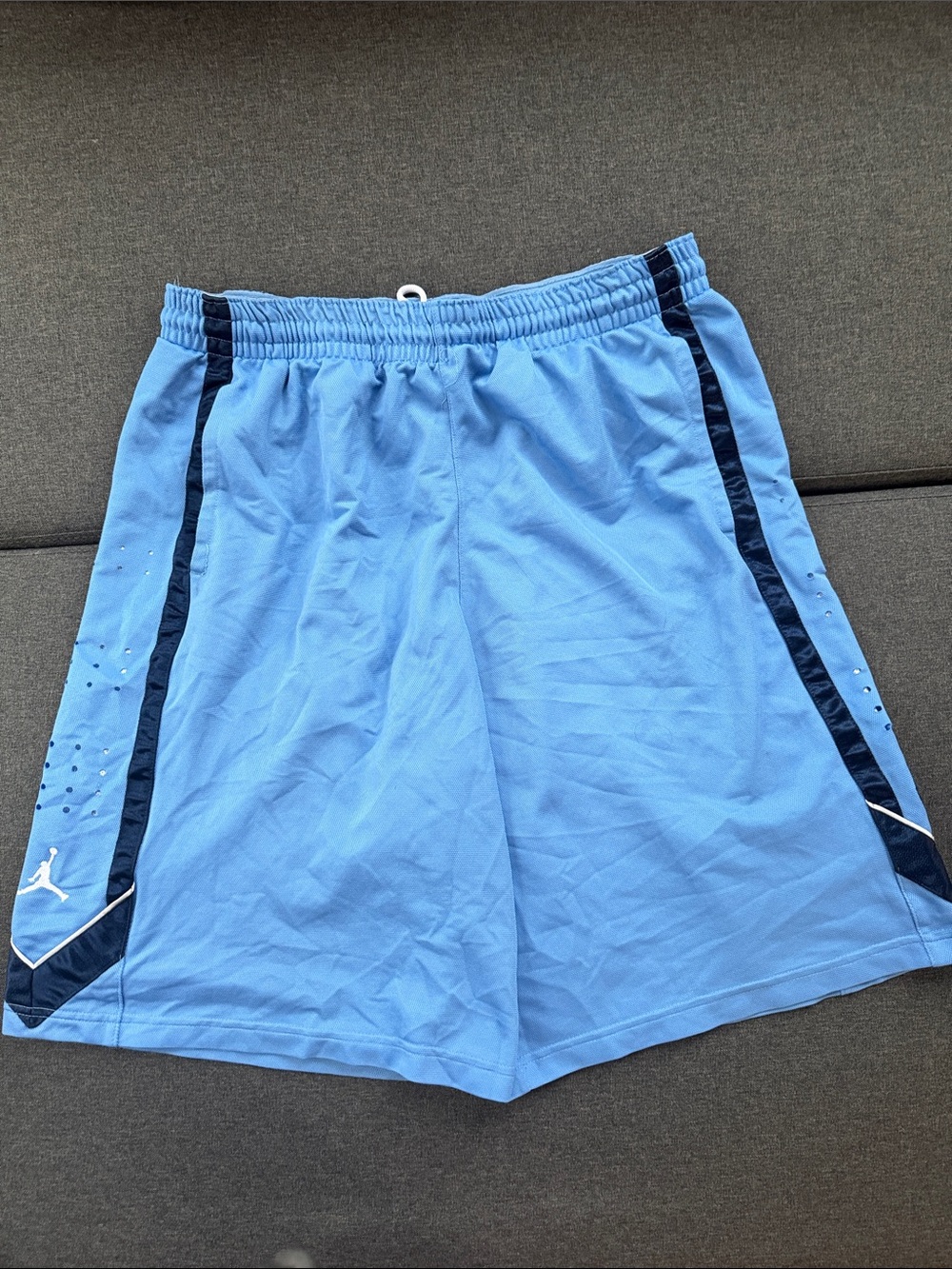 Jordan UNC Tar Heels Elite Dri-FIT Basketball Shorts Men’s XL Carolina Blue